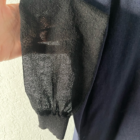 ASOS women’s navy and black color block casual sweater dress size 8 - Picture 3 of 5